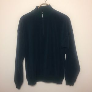 Demetre | Green 3/4 Zipper Pullover. Medium